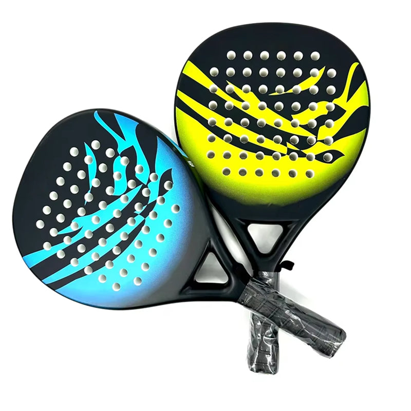 Carbon Fiber Padel Racket – Lightweight 12.9 oz with EVA Foam Core & Ergonomic Grip for New Players | Thomler