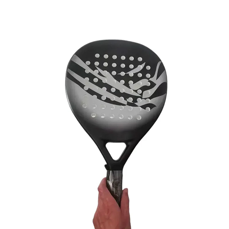 Carbon Fiber Padel Racket for Beginners – EVA Foam Core, Lightweight 13 oz Design, Non-Slip Handle for Easy Control & Comfort | Thomler