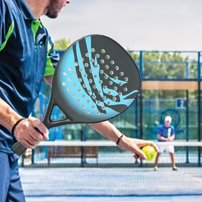 Carbon Fiber Padel Racket for Beginners – EVA Foam Core, Lightweight 13 oz Design, Non-Slip Handle for Easy Control & Comfort | Thomler