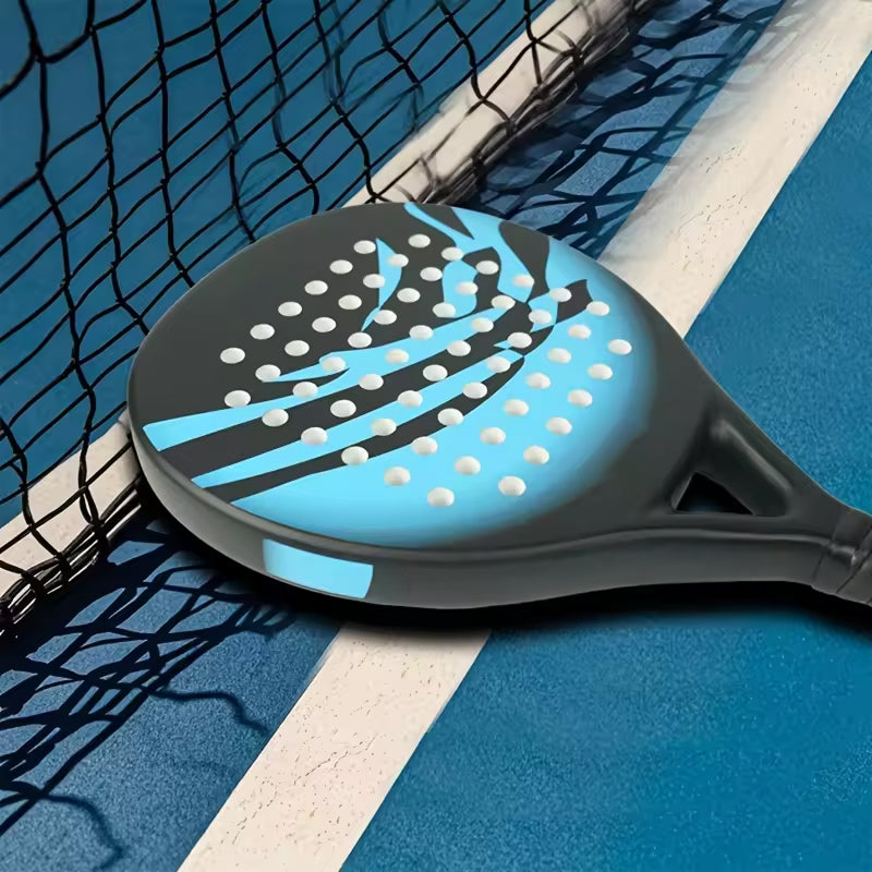 Carbon Fiber Padel Racket – Lightweight 12.9 oz with EVA Foam Core & Ergonomic Grip for New Players | Thomler