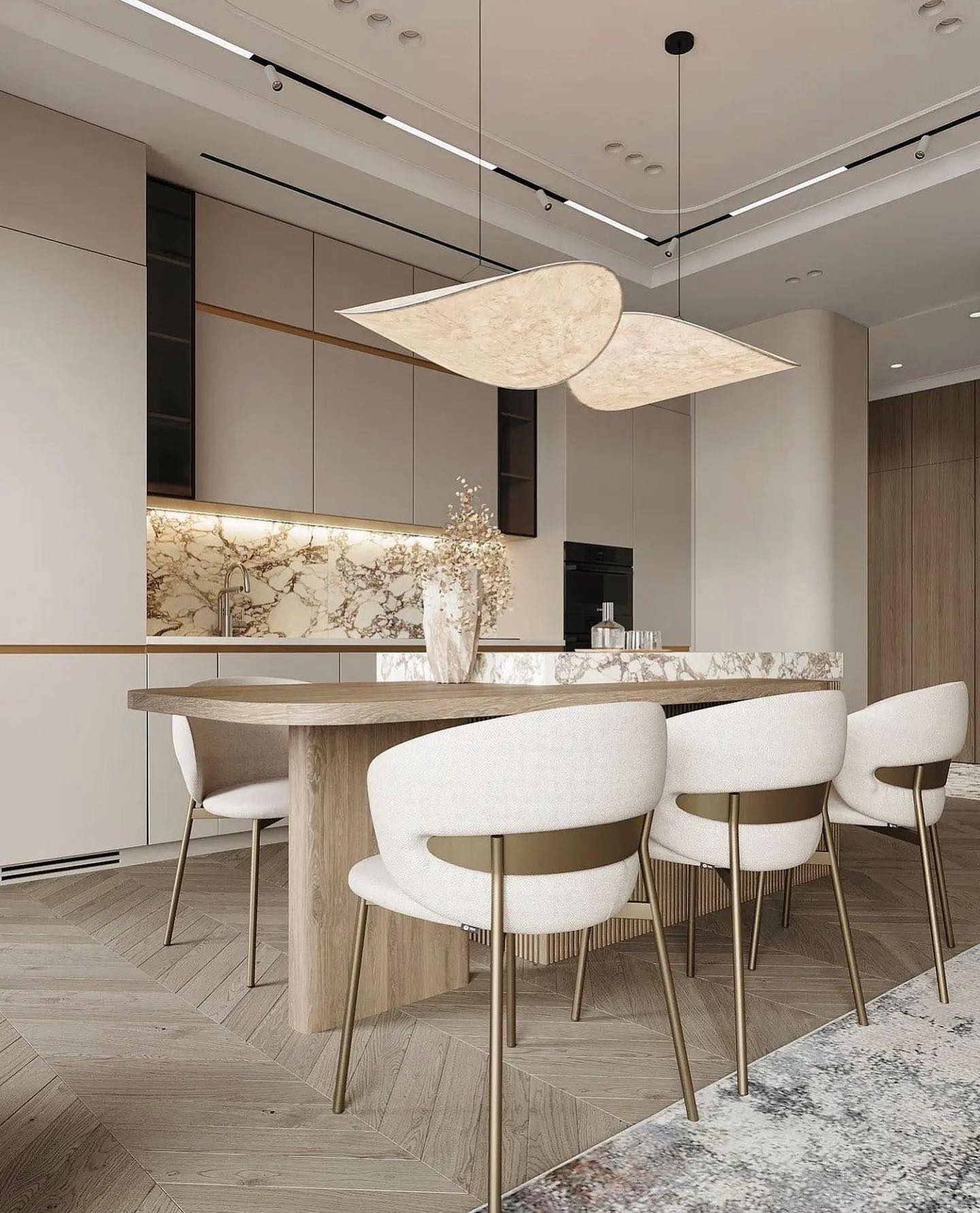 Pendant Light Dupont Paper 23.6 in Ceiling Adjustable Modern Indoor Dining Room Kitchen Lamp | Thomler