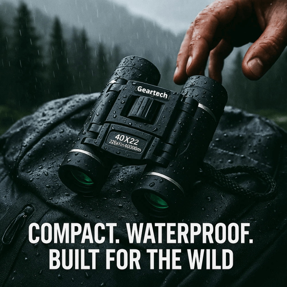 Portable 40×22 Binoculars with Wide Field of View for Travel & Outdoor Adventures | Thomler