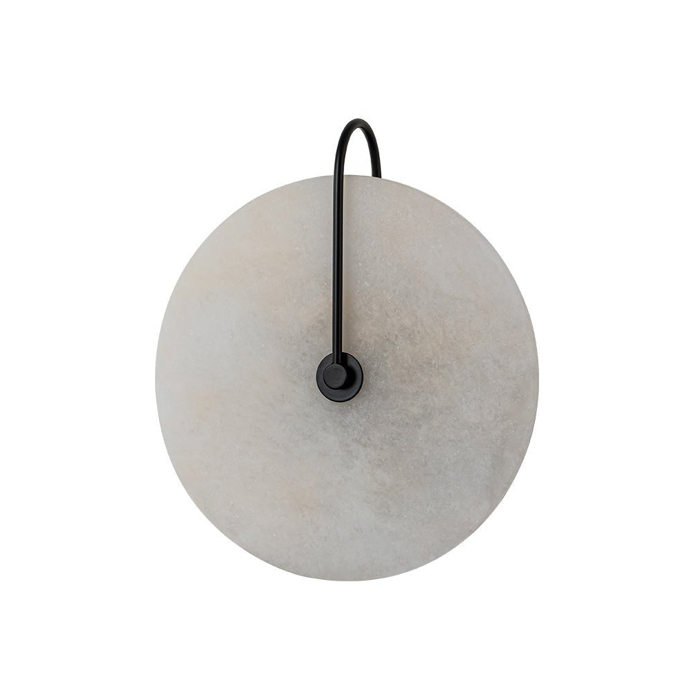 Wall Lamp Marble Shade LED 5W Black White Bedroom Hallway Accent Light Mid Century Lighting | Thomler