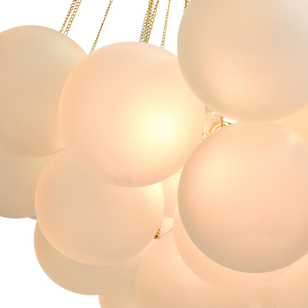 Pendant Light Glass Cluster 80.0 cm Adjustable Dining Room Ceiling Chandelier Modern Bubble Ceiling Lamp | Thomler