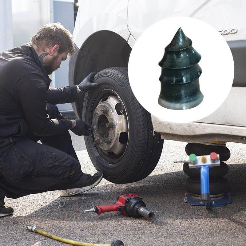 Tubeless Tire Repair Screws for Cars, Trucks & Motorcycles – Professional Rubber Plugs for Puncture Repair | Thomler