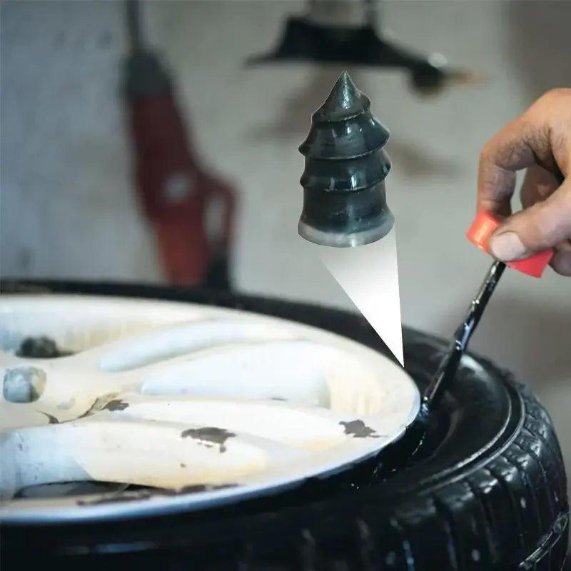 Tubeless Tire Repair Screws for Cars, Trucks & Motorcycles – Professional Rubber Plugs for Puncture Repair | Thomler