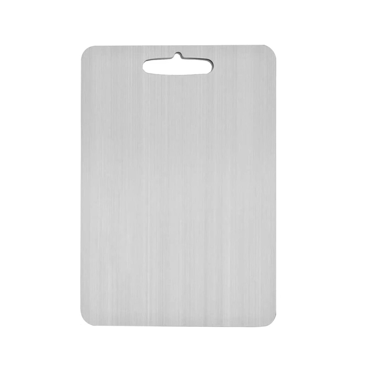 Metal Prep Surface with Antimicrobial Coating for Kitchen – Knife-Safe, Non-Porous & Stain-Proof Chopping Block | Thomler