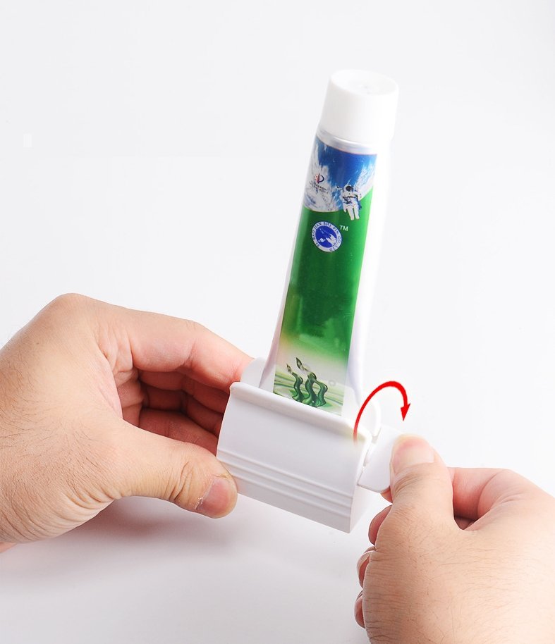 Tube Wringer Key for Toothpaste & Creams – Rolling Dispenser Tool for Zero Waste, Easy Squeeze Bathroom Organizer, Fits Standard & Travel | Thomler