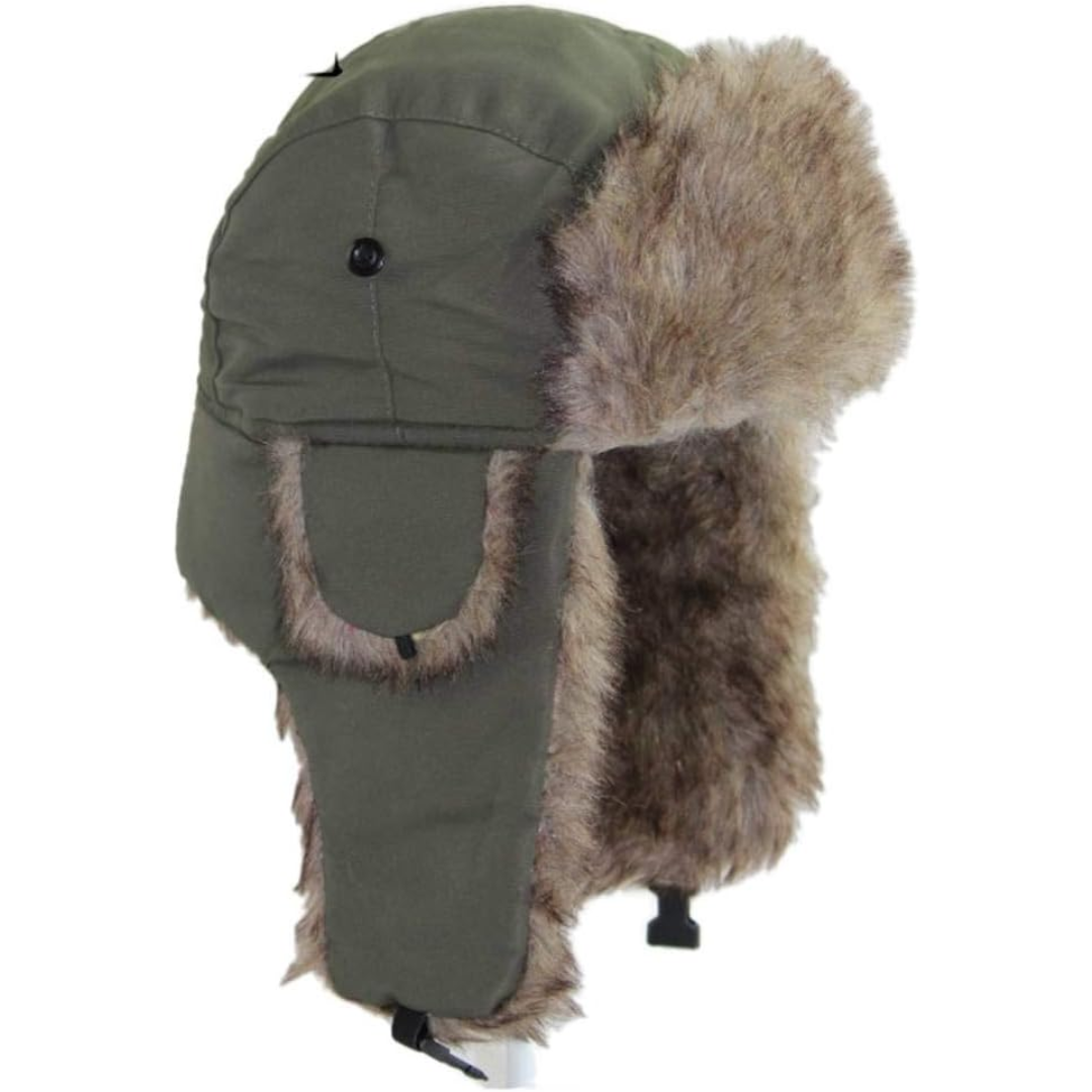 Aviator Winter Cap with Ear Flaps and Plush Lining – Windproof Cold Weather Headwear for Men & Women, Snow Sports, Hiking, Skiing | Thomler
