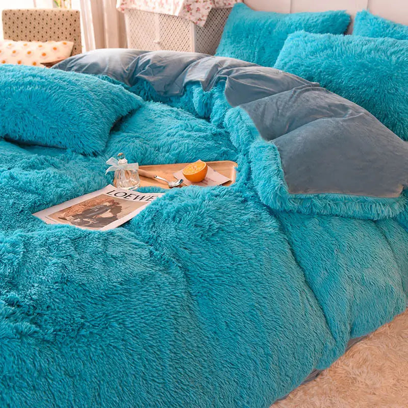 Ultra-Soft Sherpa Fleece Comforter Set – Plush Cloud-Like Warmth for Winter Nights | Thomler
