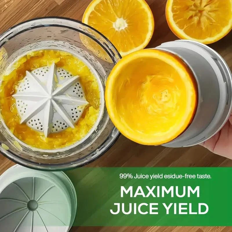Portable USB Rechargeable Electric Citrus Press for Fresh Fruit Juice – Cordless Mini Juicer for Home, Travel & Kids | Thomler