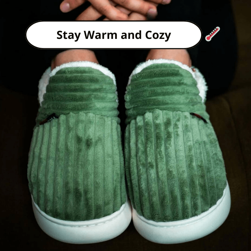 Plush Cushioned House Slippers for Women & Men – Soft Memory Foam Indoor Outdoor Footwear with Durable Non-Slip Sole | Thomler