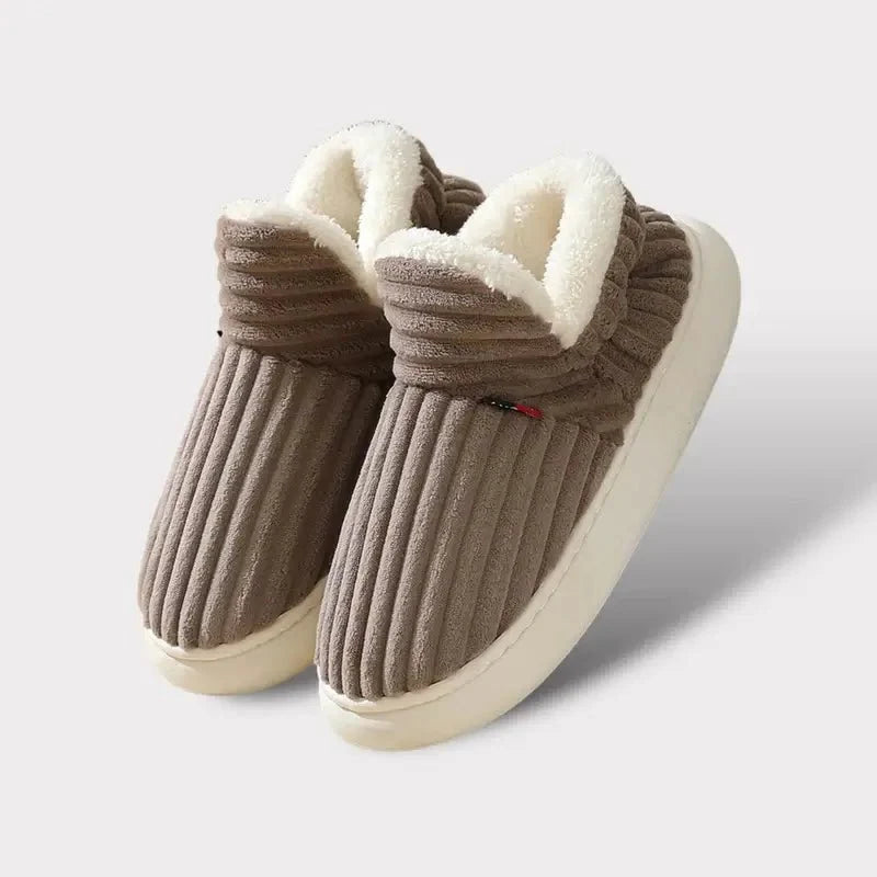 Plush Cushioned House Slippers for Women & Men – Soft Memory Foam Indoor Outdoor Footwear with Durable Non-Slip Sole | Thomler