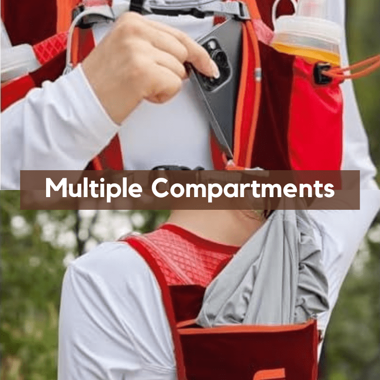 Lightweight Trail Running Hydration Pack Vest with Adjustable Fit for Marathon & Outdoor Hiking | Thomler