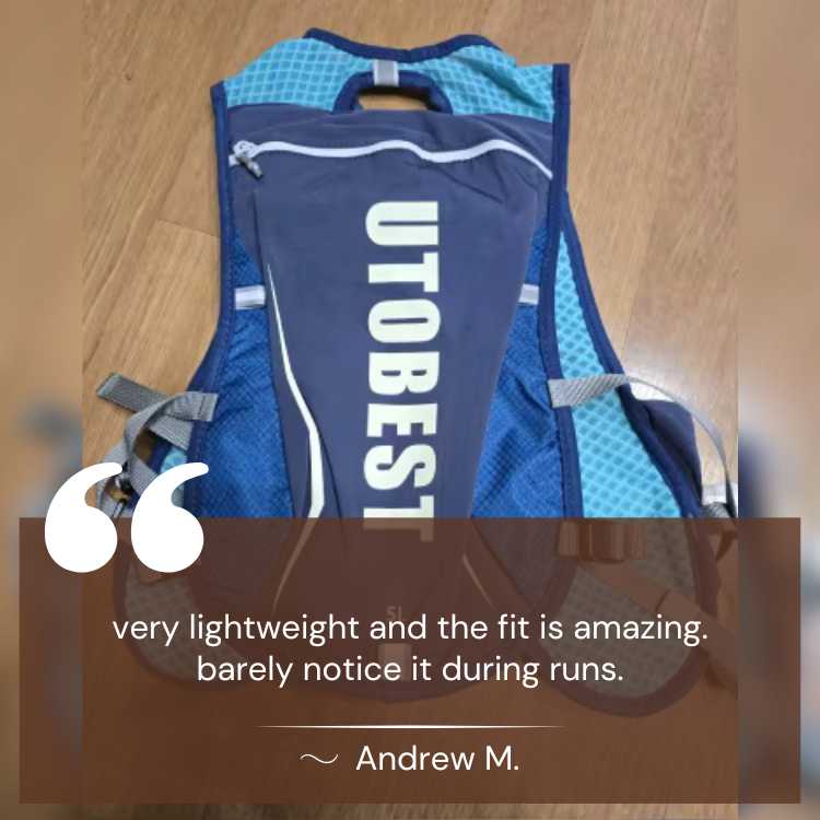 Lightweight Trail Running Hydration Pack Vest with Adjustable Fit for Marathon & Outdoor Hiking | Thomler