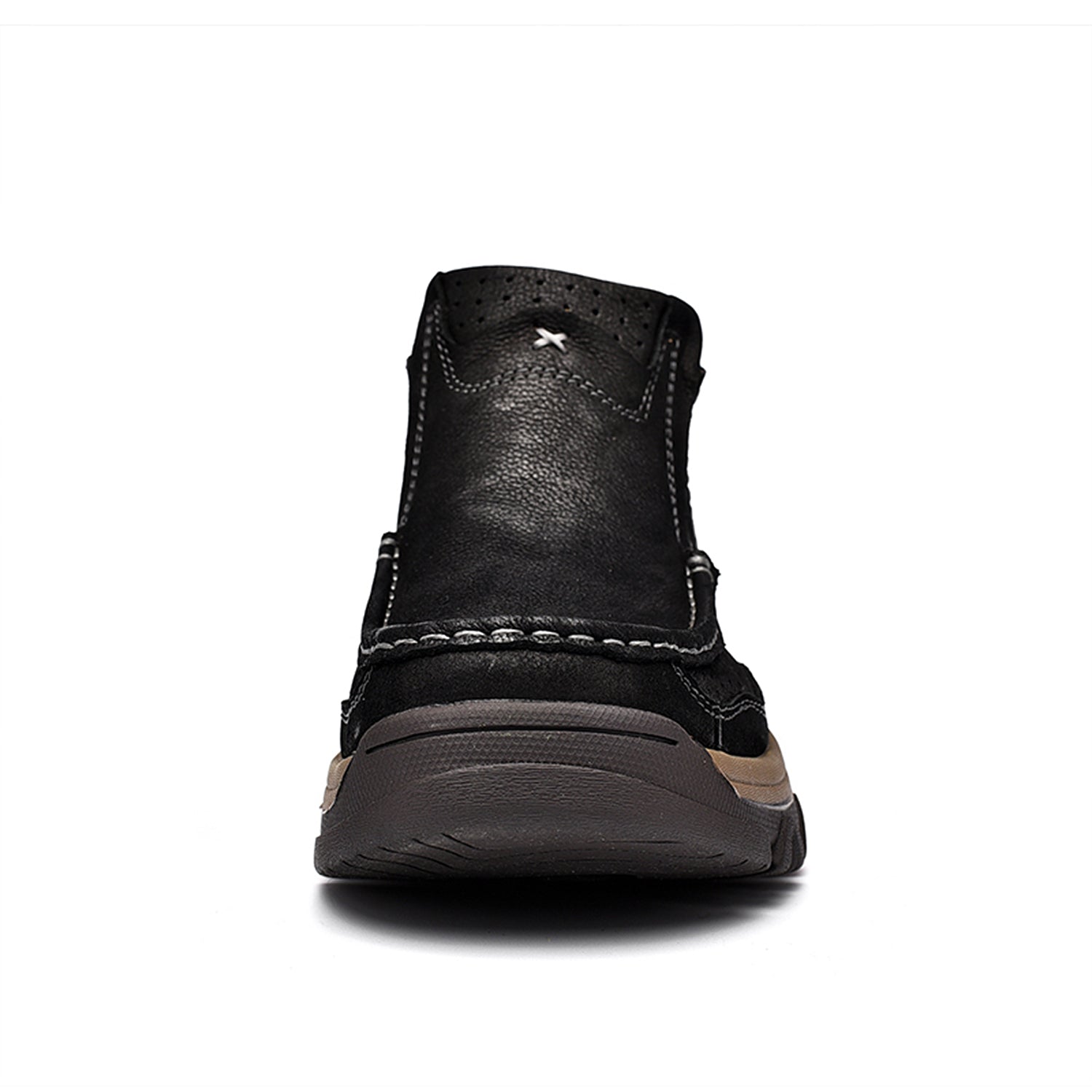 Leather High-Top Ankle Boot Orthopedic Arch Support Walking Sneakers for Men & Women | Posture Correcting Slip-On Athletic Footwear | Thomler