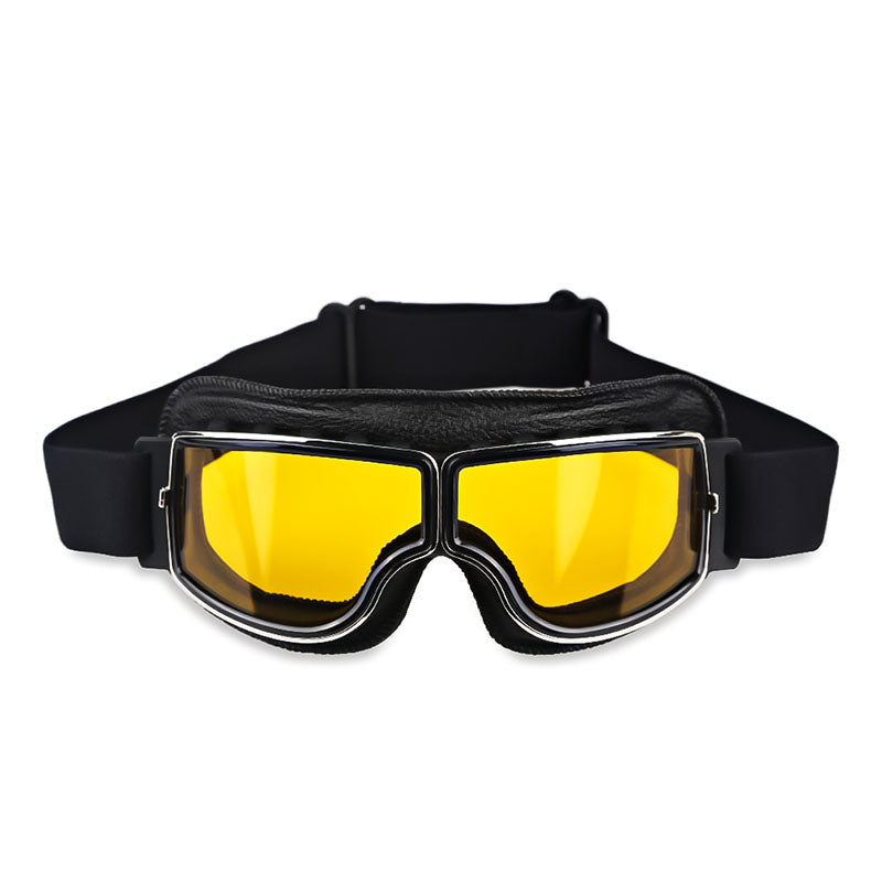 Over-Prescription-Glasses Protective Eyewear with Shatterproof Lenses & Adjustable Strap for Motorcycle Riding, Cycling, Outdoor Sports | Thomler