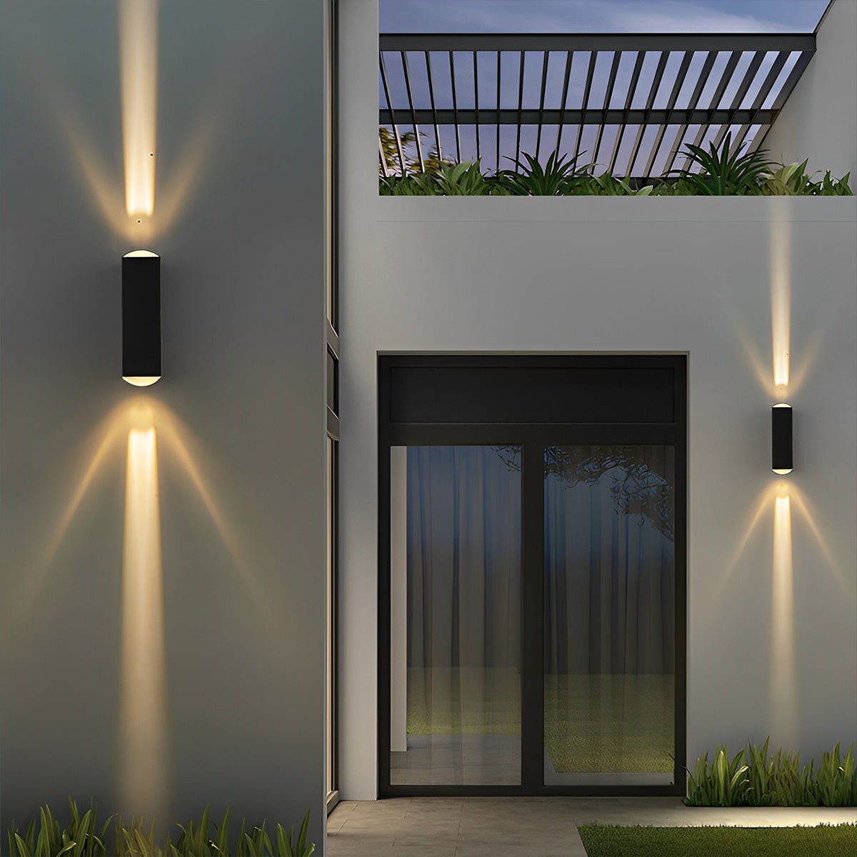 Wall Lamp Aluminum LED 7.1 in Warm White 3000K Indoor Outdoor Corridor Stair Lighting | Thomler