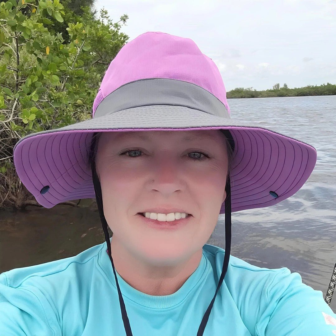 Wide Brim Sun Hat for Women with UPF 50+ Protection & Breathable Mesh Panels for Hiking Beach Gardening Outdoor Activities | Thomler