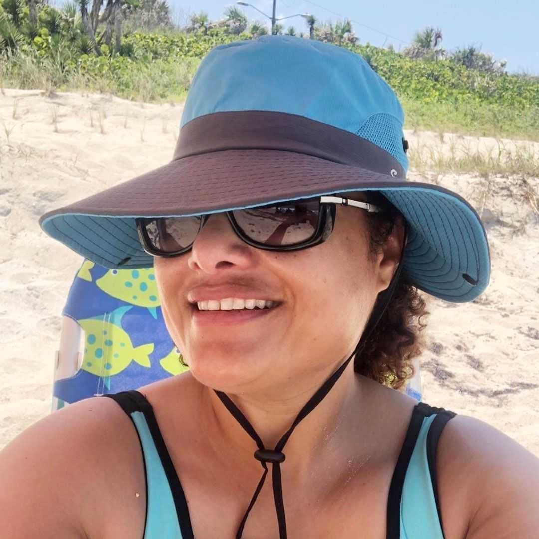 Wide Brim Sun Hat for Women with UPF 50+ Protection & Breathable Mesh Panels for Hiking Beach Gardening Outdoor Activities | Thomler