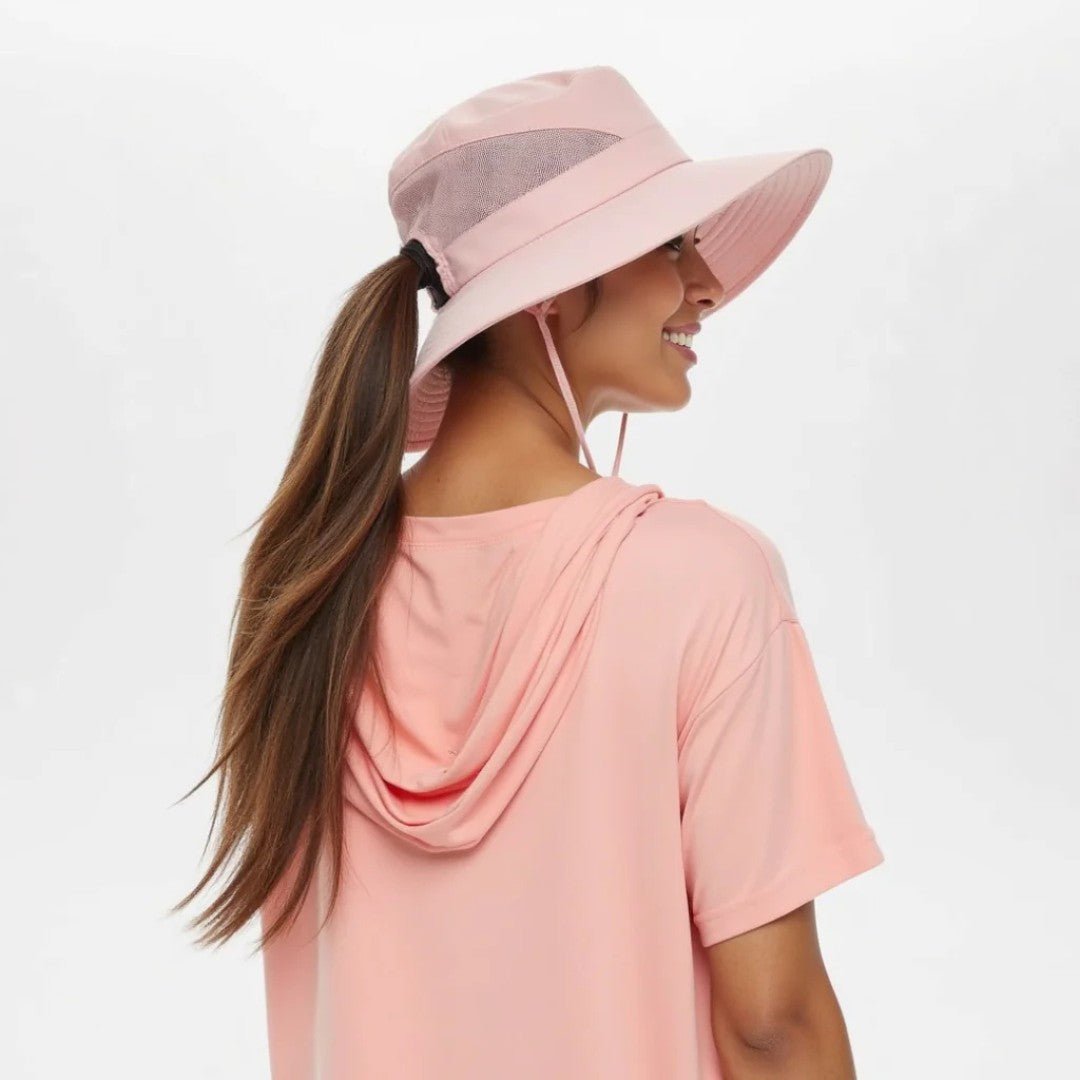 Wide Brim Sun Hat for Women with UPF 50+ Protection & Breathable Mesh Panels for Hiking Beach Gardening Outdoor Activities | Thomler