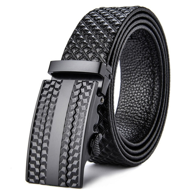 Genuine Cowhide Leather Belt for Men – Waterproof & Scratch-Resistant Everyday Wear | Thomler