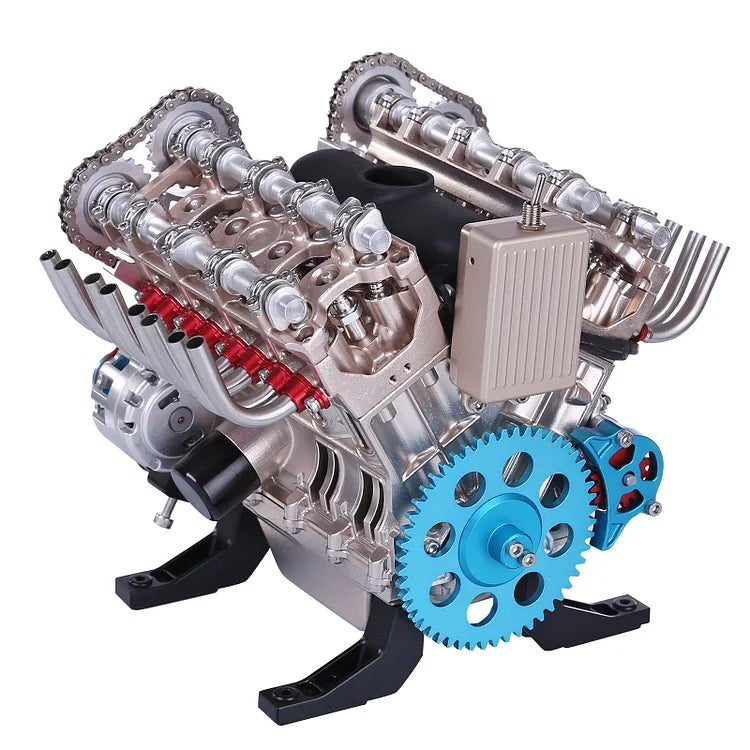 Classic V8 Engine Replica Sculpture – Automotive Decor for Home & Office | Thomler