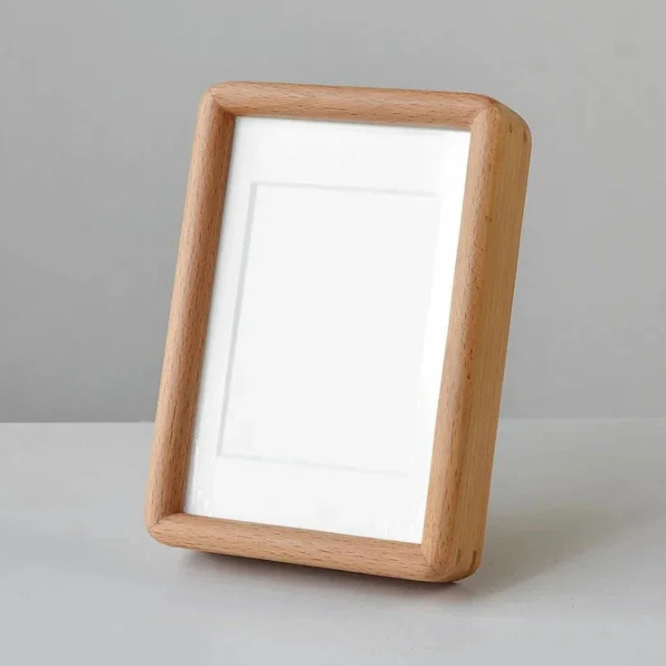 Photo Frame Solid Hardwood A4 21.0 cm x 29.7 cm Portrait Display Living Room Wedding Picture Frame Handmade Wooden Decor | Thomler