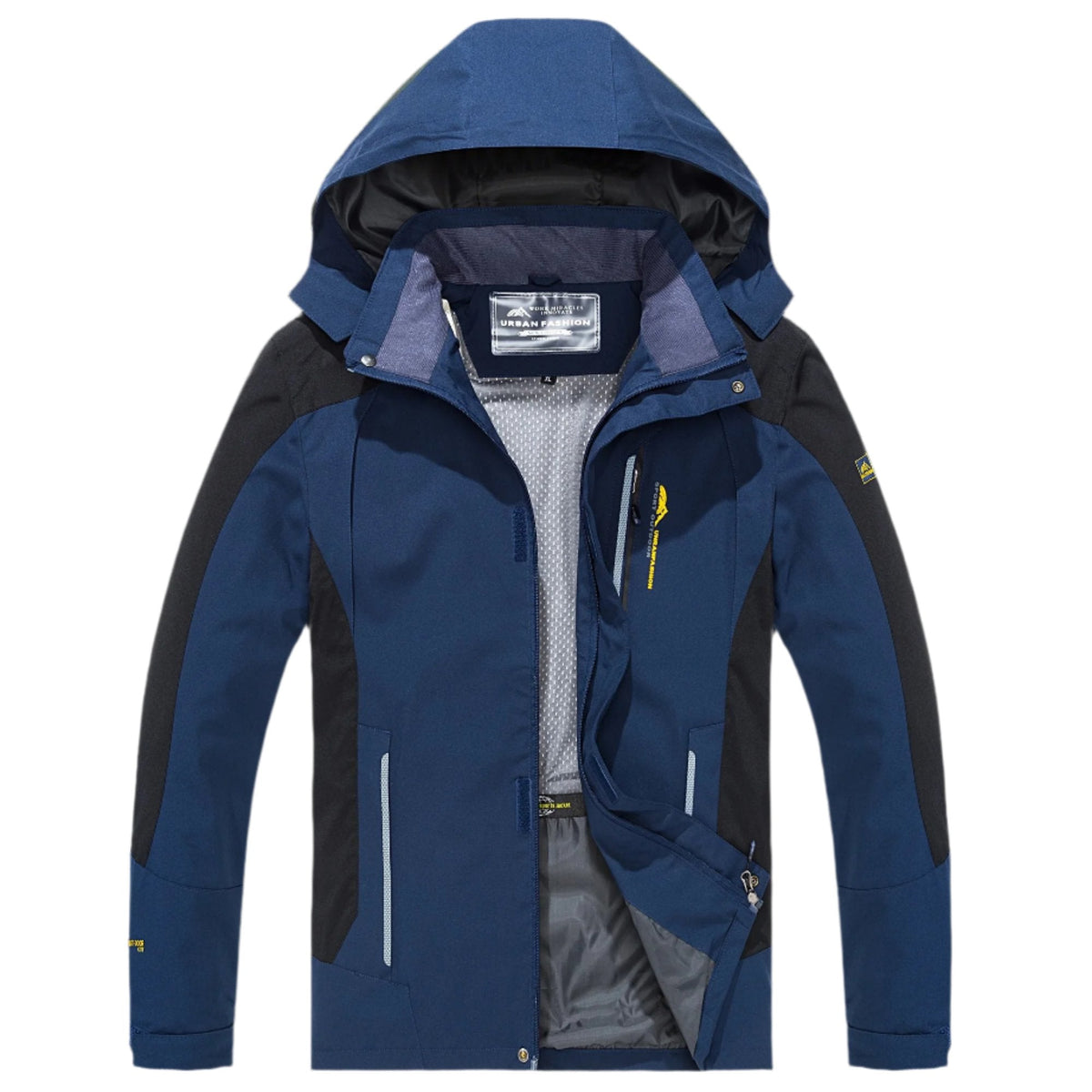 Men's Waterproof Windproof Hiking Jacket with Hood for Outdoor Adventures, Camping, Trekking & Running | Thomler