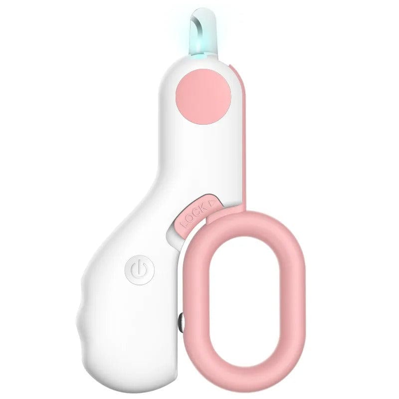 Pet Nail Clippers Plastic LED 10.5 cm Safe Precise Trimming For Dogs Cats Home Grooming Tool | Thomler