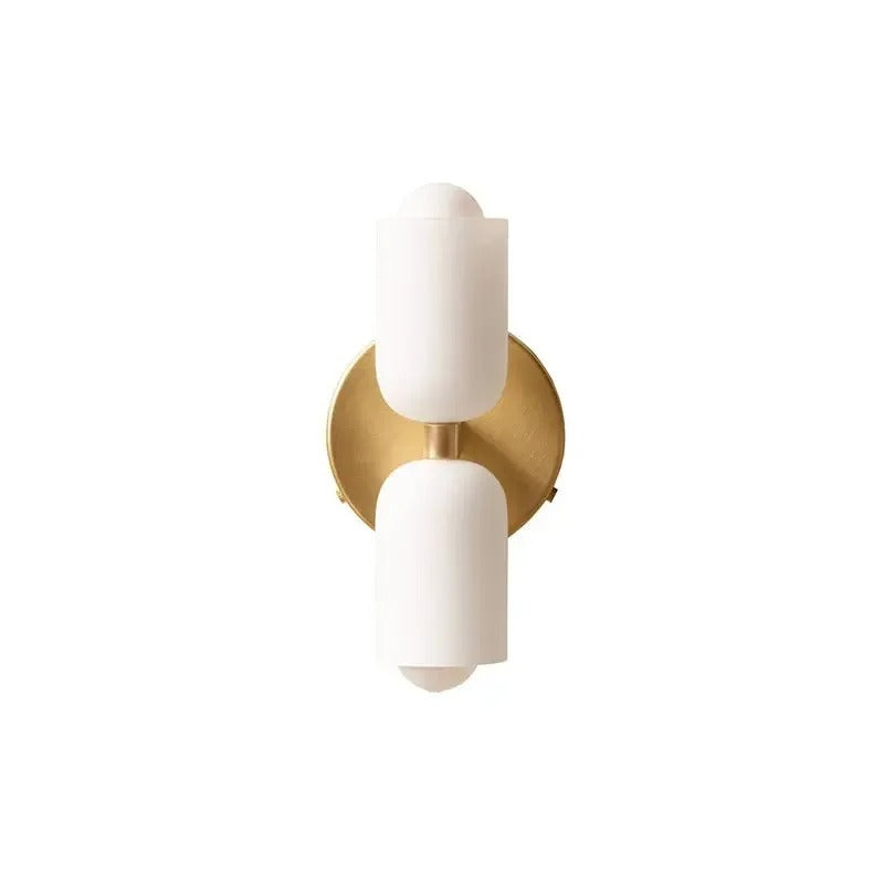 Hand-Blown Glass Wall Light Fixture Multi-Color Shade Metal Base Hardwired or Plug-In for Living Room Bedroom Hallway Modern Contemporary Ac | Thomler