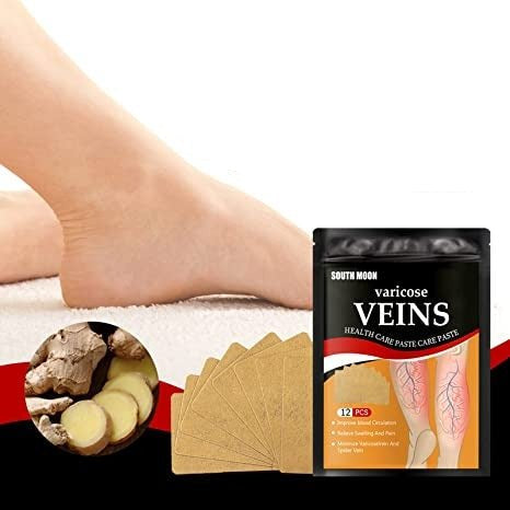 Circulation Support Patches for Legs Spider Vein Relief Swelling Reduction Botanical Formula Discreet Wear Under Clothing Post-Workout | Thomler