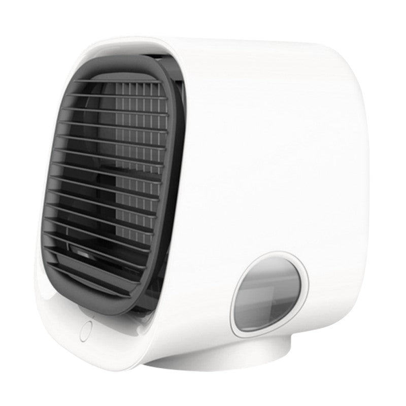 Portable Desktop Air Cooler & Humidifier with LED Lights for Home, Office, Bedroom | USB Powered Personal Evaporative Cooler | Quiet Mini | Thomler