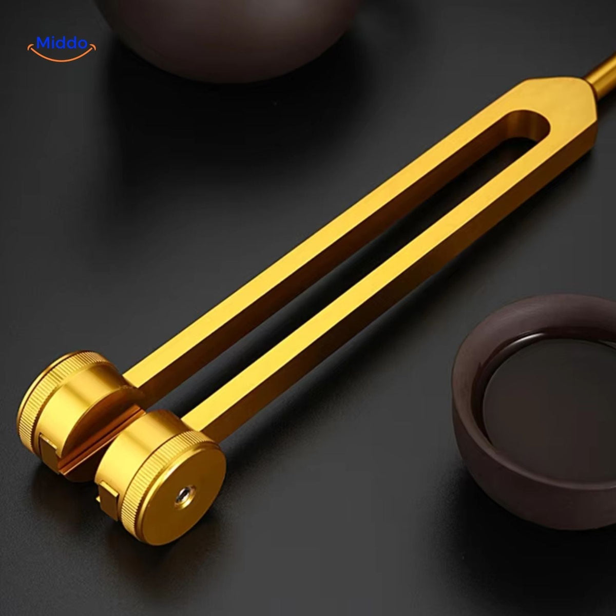 128Hz Therapeutic Tuning Fork – Calming Sound Vibration Tool for Stress Relief & Meditation | Thomler