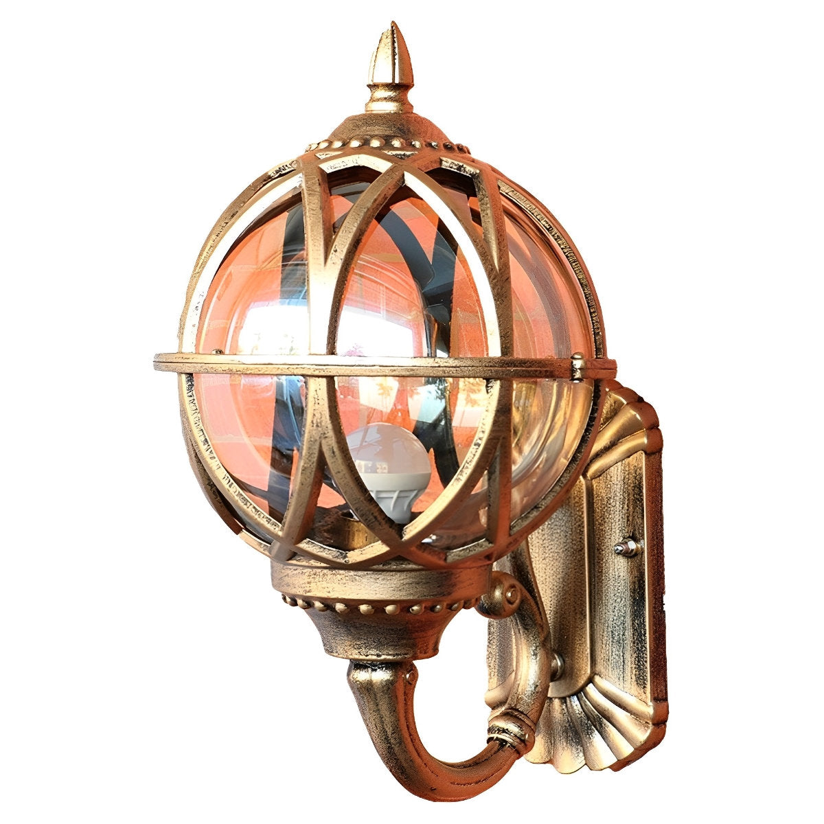Wall Light Aluminum 12.6 in Vintage Outdoor Black Balcony Porch Pathway Lighting | Thomler
