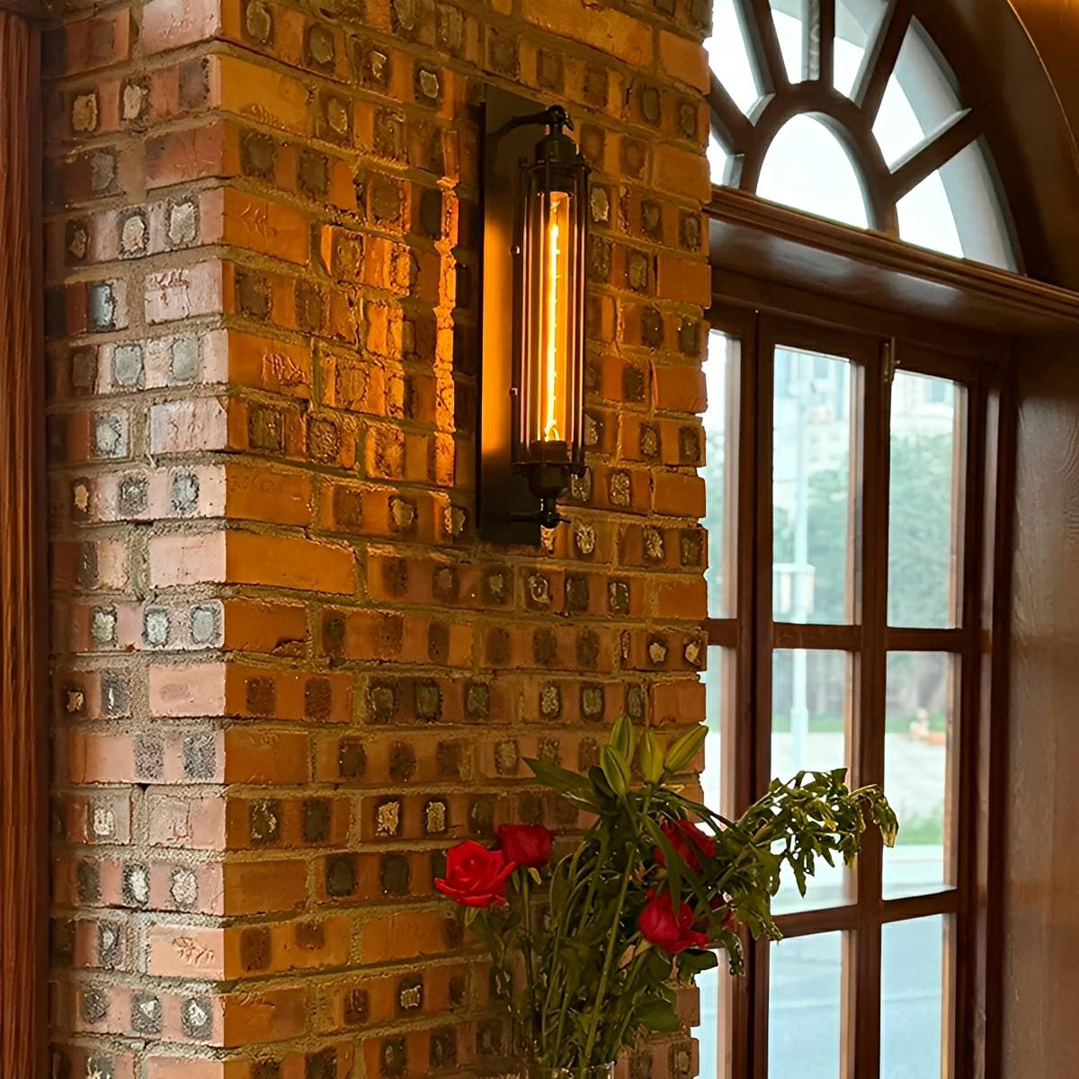 Wall Sconce Iron LED 18.5 in Warm White Indoor Lighting Vintage Industrial Decor Hallway Living Room Bedroom Kitchen Bathroom | Thomler