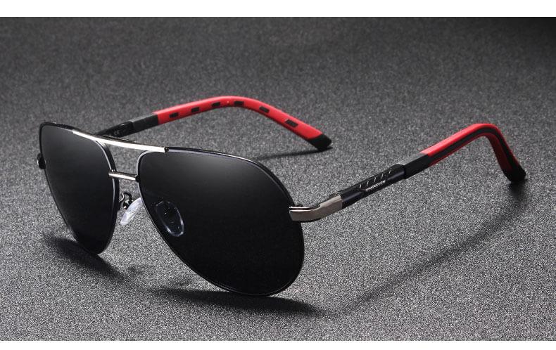 Men's Polarized Retro Sunglasses with UV400 Protection for Driving & Outdoor Activities | Thomler