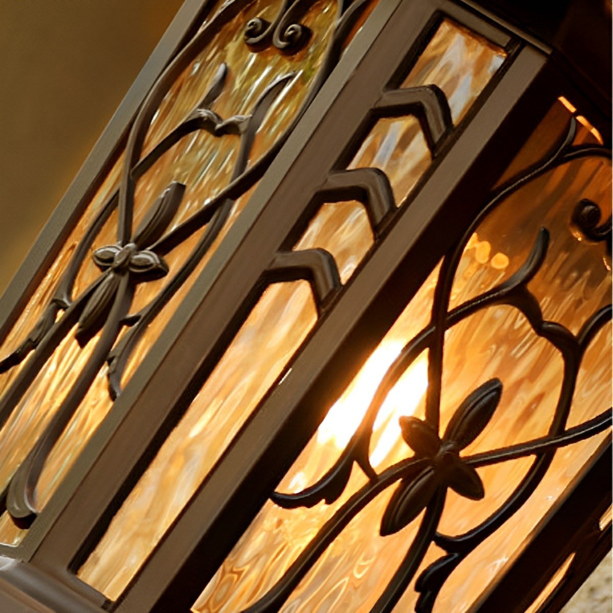 Wall Light Cast Aluminium E27 52.0 cm Dark Bronze Outdoor Porch Lantern Waterproof Exterior Facade Lamp | Thomler