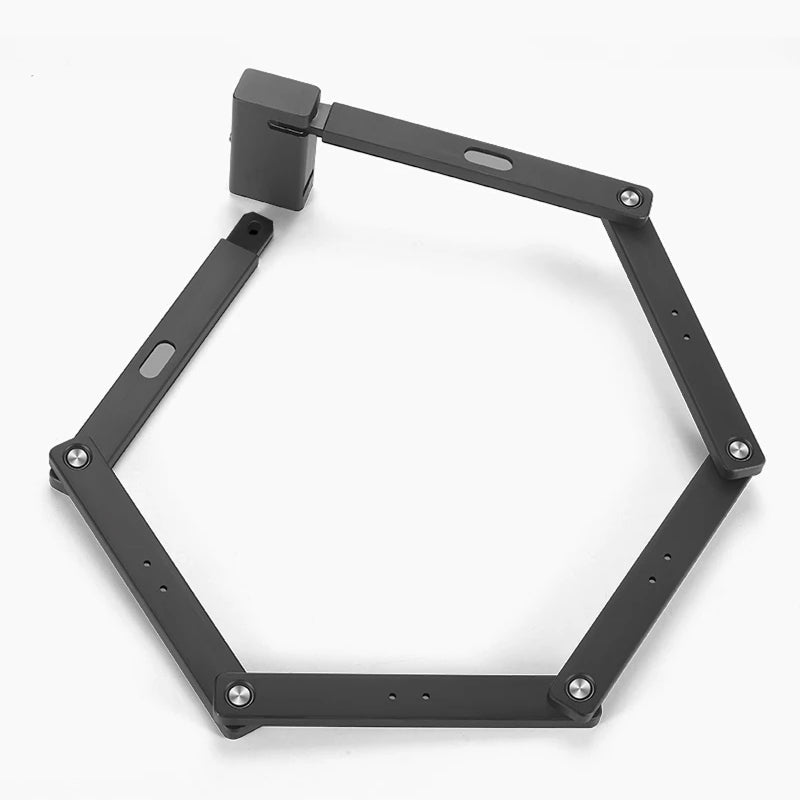 Folding Bicycle Lock Heavy-Duty Steel Anti-Theft Chain for Road Bikes Mountain Bikes E-Bikes Motorcycles Certified Security with Frame | Thomler