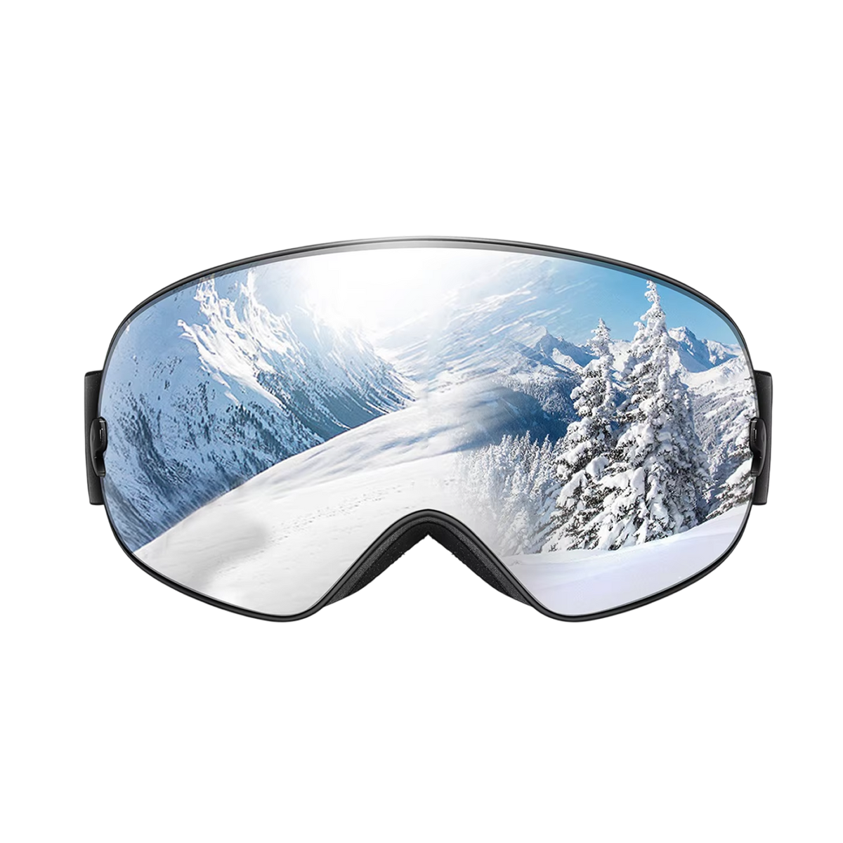 Anti-Fog Snow Goggles for Skiing & Snowboarding – UV400 Protection, OTG Compatible, Lightweight 4 oz Design | Thomler