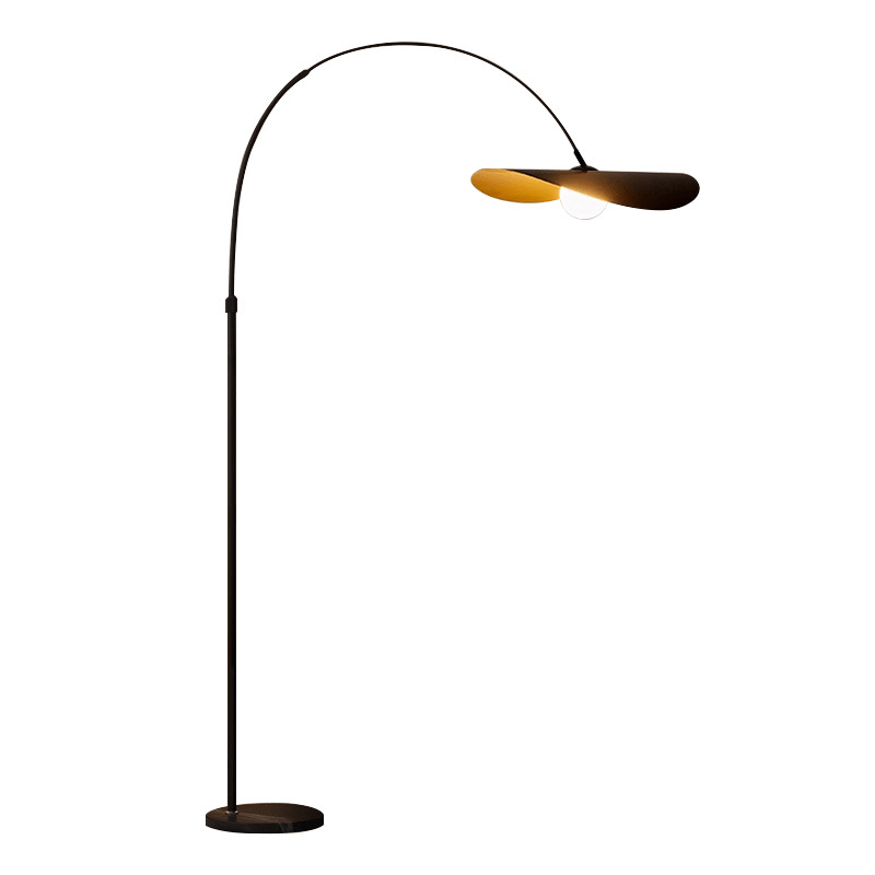 Minimalist Standing Lamp with Ambient LED Glow – Handcrafted Iron & Acrylic Design for Living Room & Bedroom | Thomler