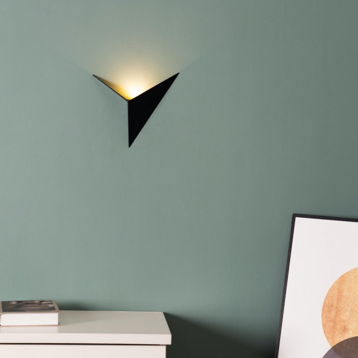 Triangle LED Wall Light Modern Geometric Sconce Nordic Home Lighting Fixture Adjustable Color | Thomler