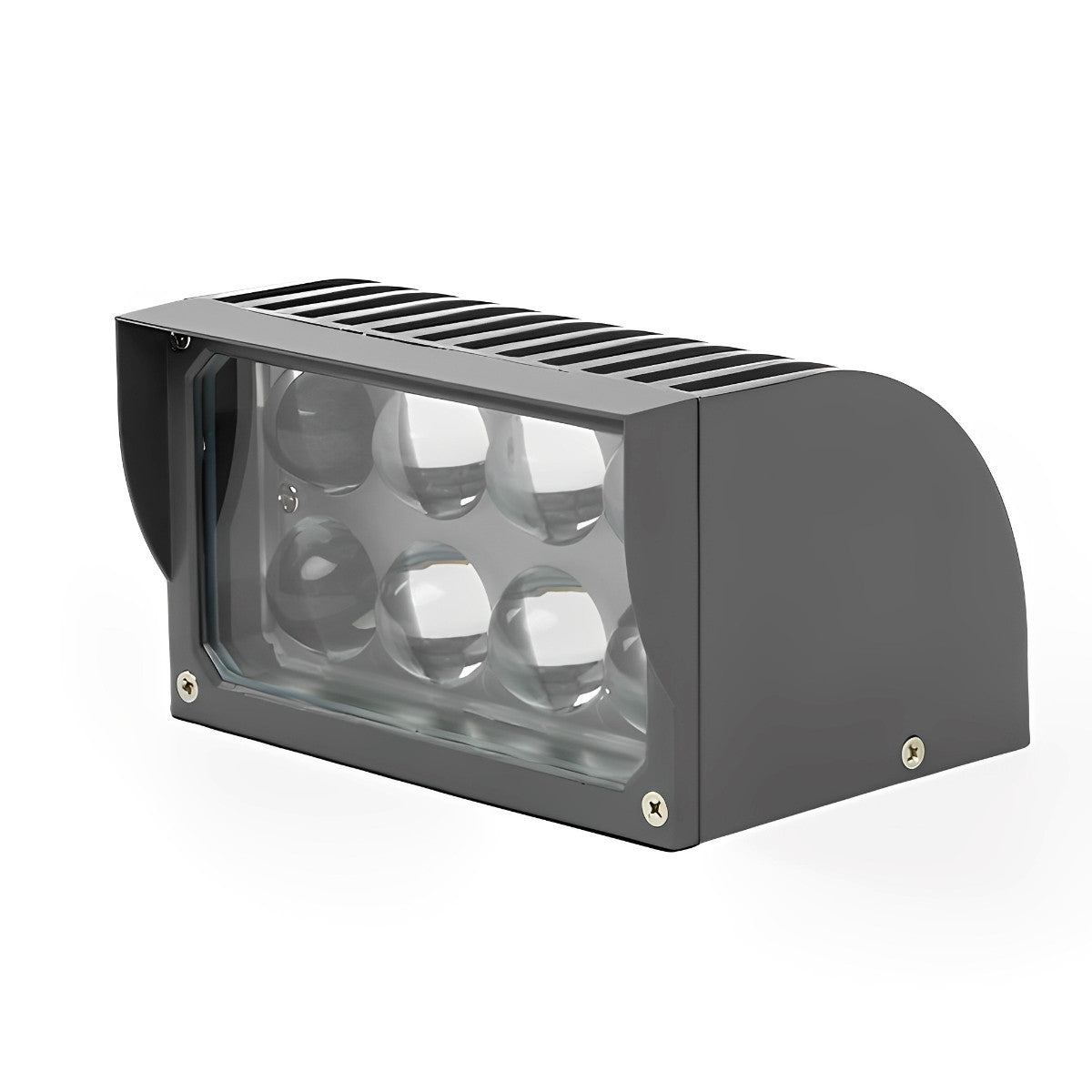 Outdoor LED Spotlight Die Cast Aluminum 20W Adjustable Gray Exterior Wall Light 5.9 in x 4.4 in x 3.5 in For Home Hotel Building Facade Illumination Waterproof Long-Range | Thomler