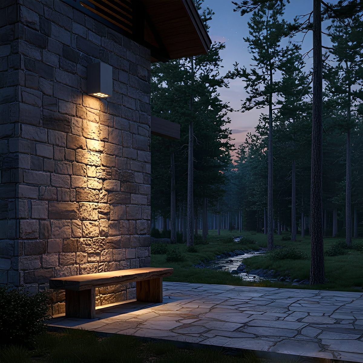 Wall Lamp Aluminium 21.0 cm Matte Black Outdoor Up Down LED Facade Garden Entrance Lighting Waterproof | Thomler
