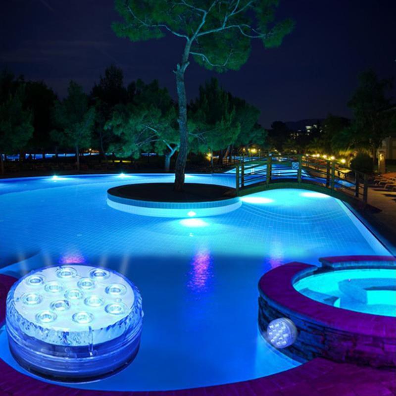 Submersible LED Pool Light Remote-Controlled Color-Changing Underwater Fixture for Pools Hot Tubs Ponds Bathtubs IP68 Waterproof Floating | Thomler