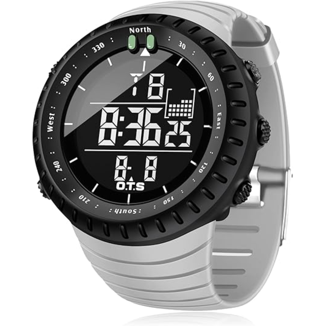Digital Sports Watch for Men Shock Resistant Waterproof Alarm LED Backlight Tactical Wristwatch for Running Hiking Swimming Outdoor Activiti | Thomler