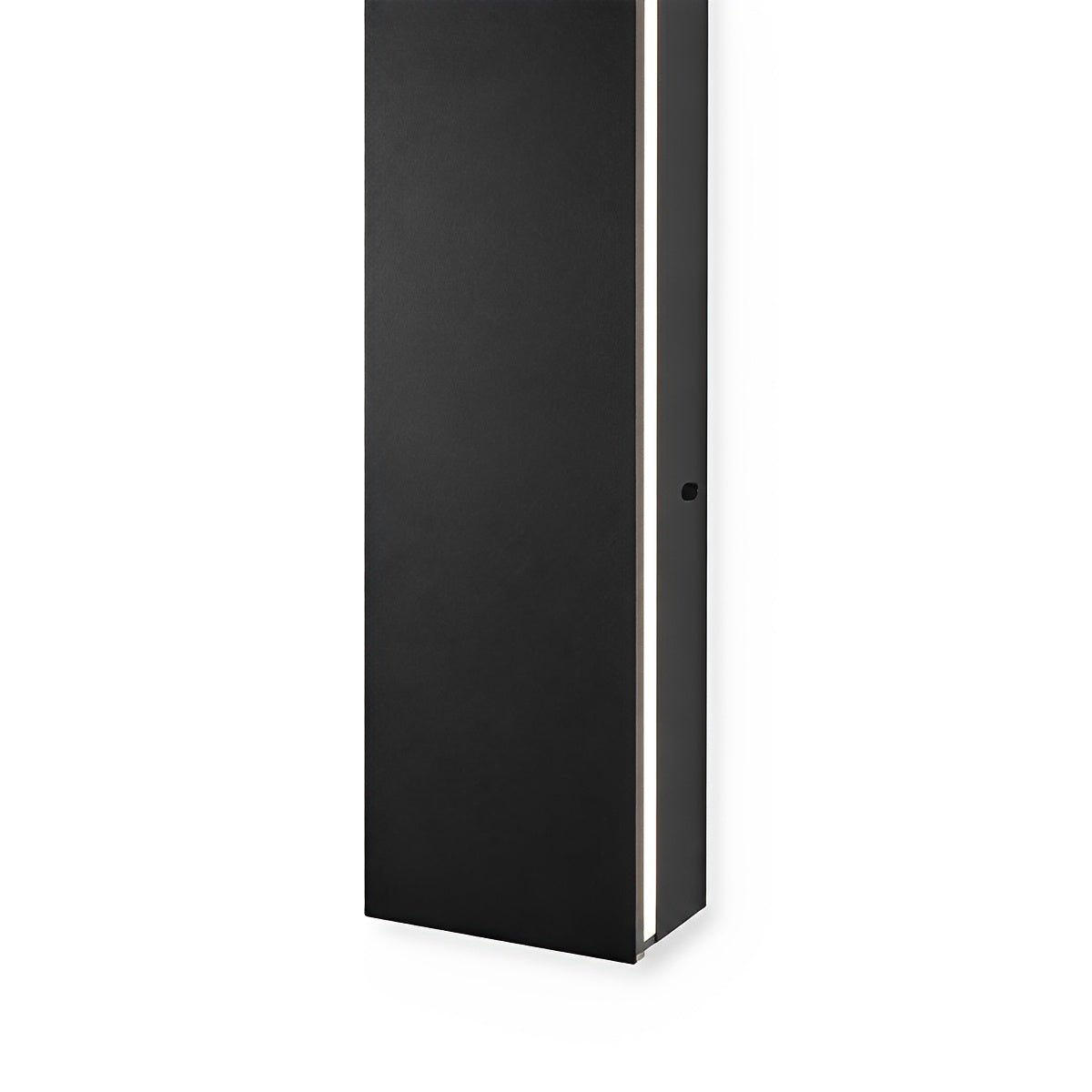 Linear Aluminum Exterior Sconce 485lm IP65 Rated for Entryway Deck Pathway Facade in Black | Thomler