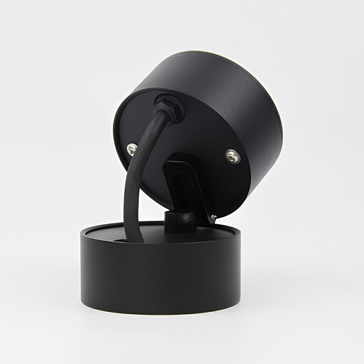 Wall Light Cast Aluminium 12W 8.0 cm Black Outdoor Adjustable Garden Porch LED Spotlight | Thomler