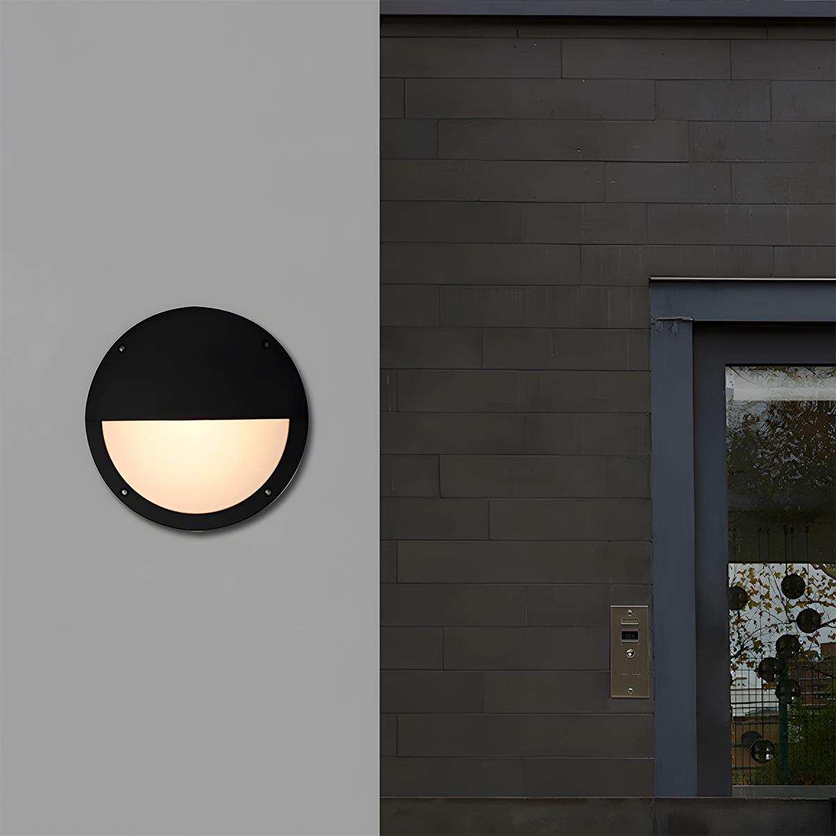 Wall Lamp Die-Cast Aluminum LED 10.8 in Warm White Outdoor Porch Garden Patio Lighting Modern Minimalist Fixtures | Thomler