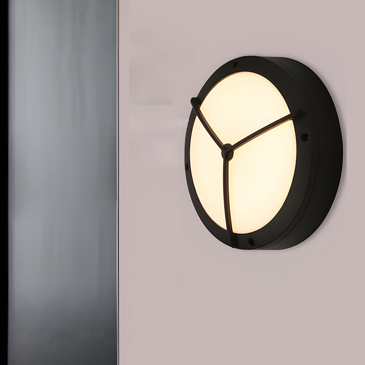 Wall Lamp Die-Cast Aluminum LED 10.8 in Warm White Outdoor Porch Garden Patio Lighting Modern Minimalist Fixtures | Thomler